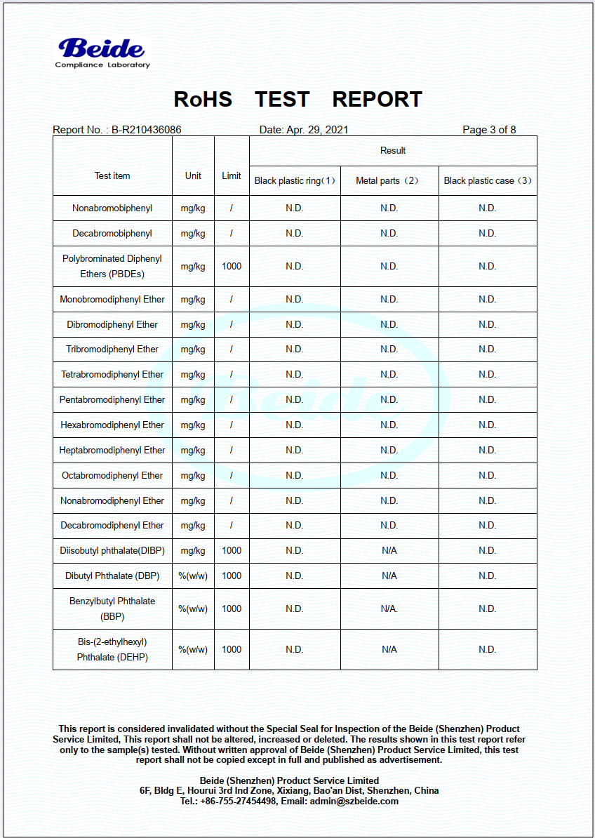 RoHS检测报告 -数字式智能电极2